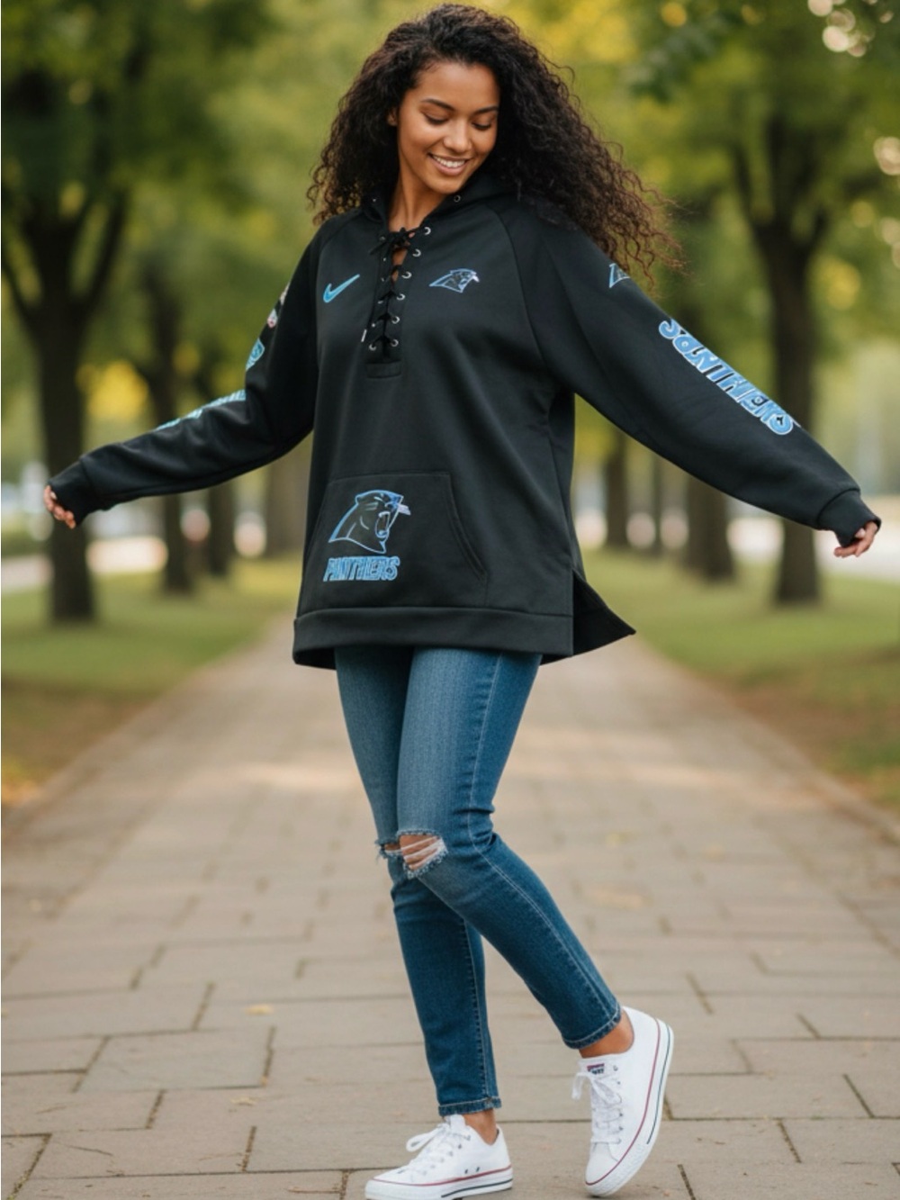 Nike Carolina Panthers Women's Hoodie
